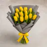 Букет из 11 желтых тюльпанов фото 2